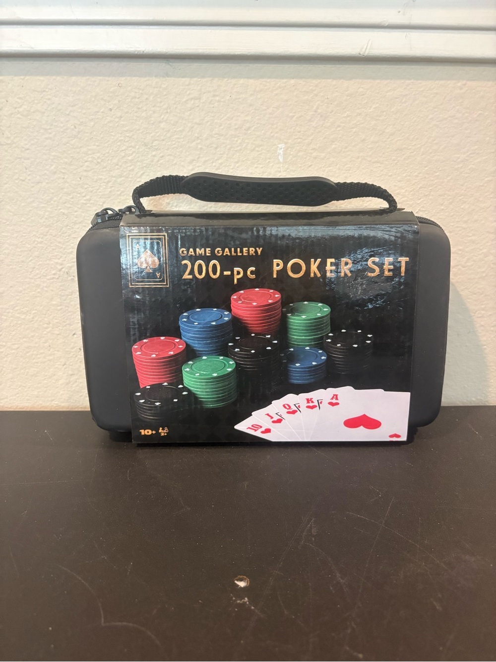 Spin Master Game Gallery 200 Piece Poker Set Chips Casino Game Night in Case